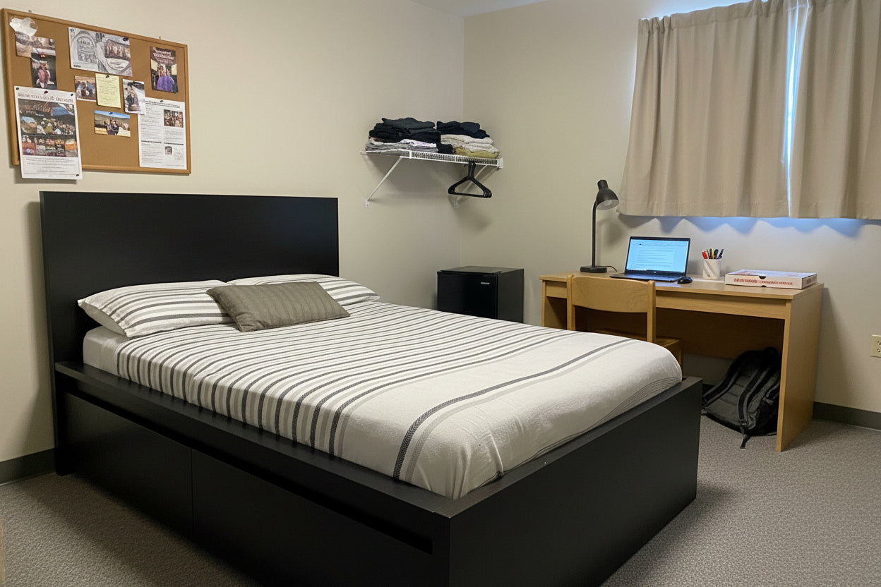 XL on a twin bed