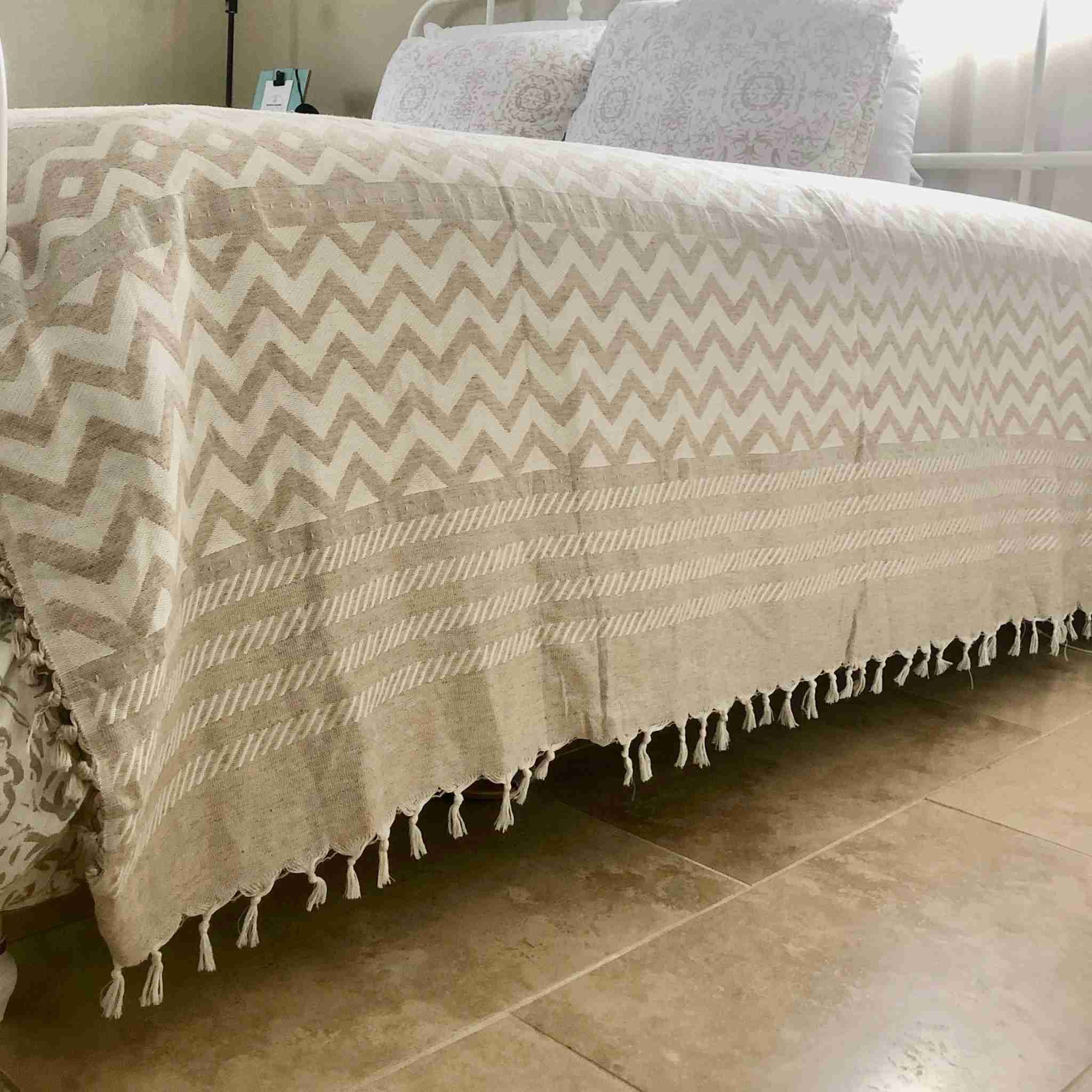 Fouta Bedspread - XXL - Zig-Zag