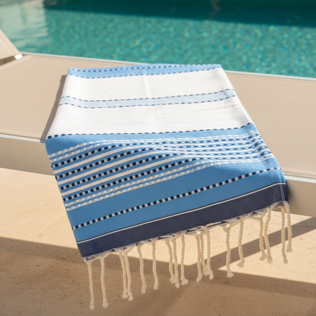 Gaspar Fouta Beach Towel - Refined Luxury in Lightweight Cotton