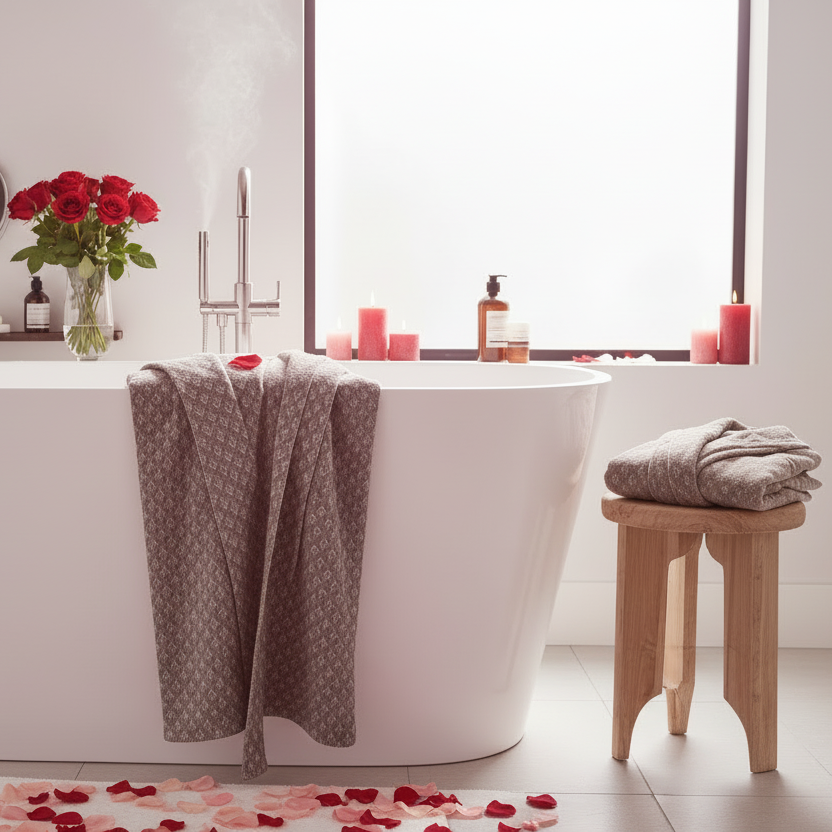 Saida Fouta Towel - Elegant Herringbone Weave 100% Cotton