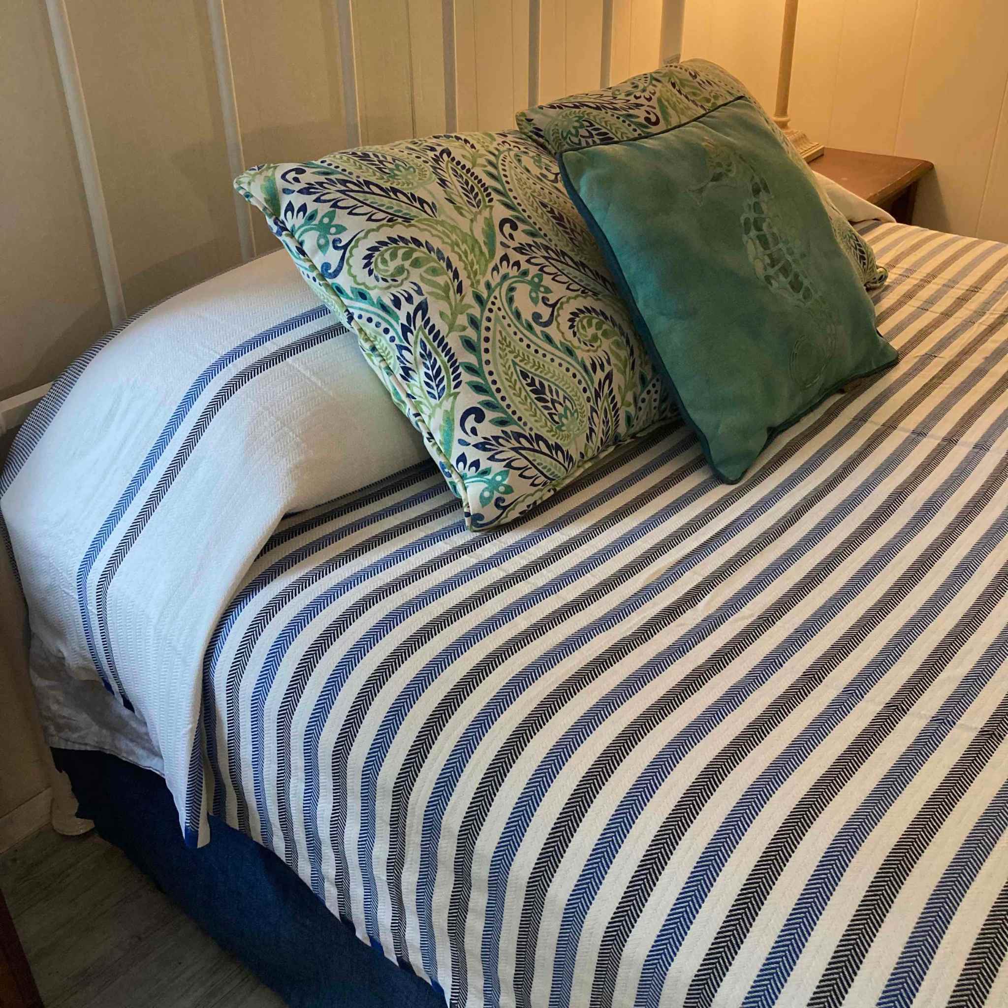 XL on a twin size bed