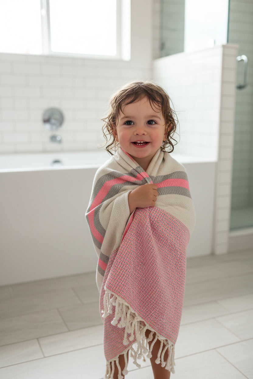 Palm Fouta Towel - Damask Weave 100% Cotton