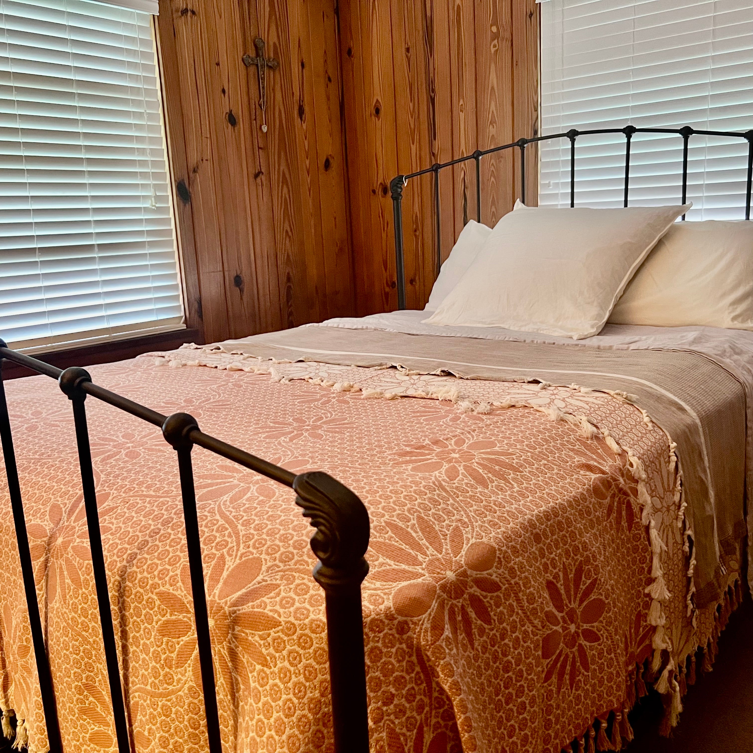 Fouta Bedspread - XXL - Big Flowers