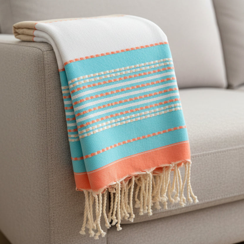 Gaspar Fouta Beach Towel - Refined Luxury in Lightweight Cotton