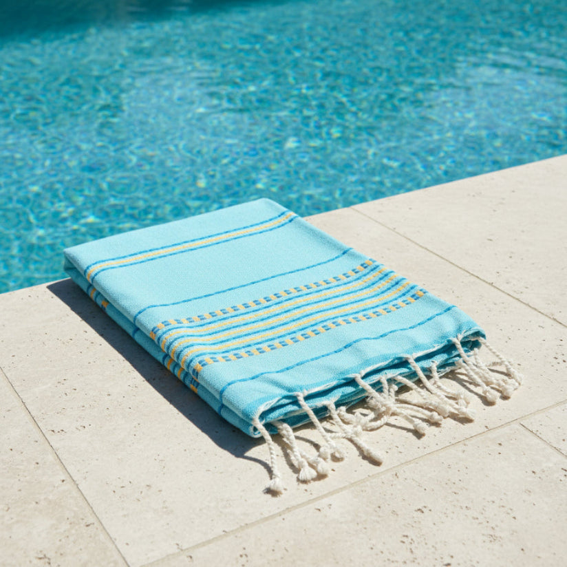 Gaspar Fouta Beach Towel - Refined Luxury in Lightweight Cotton
