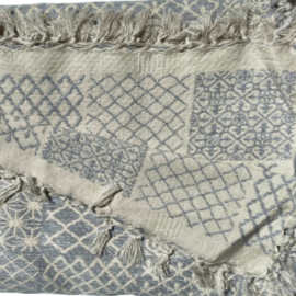 Damask Bedspread XXL, Mosaique - The Fouta Spa