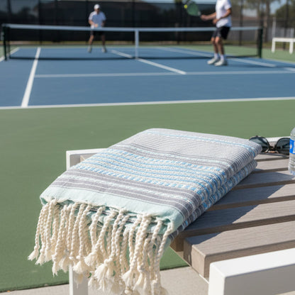 Berbere Fouta Towel – Flat Weave, Sand-Resistant | The Fouta Spa