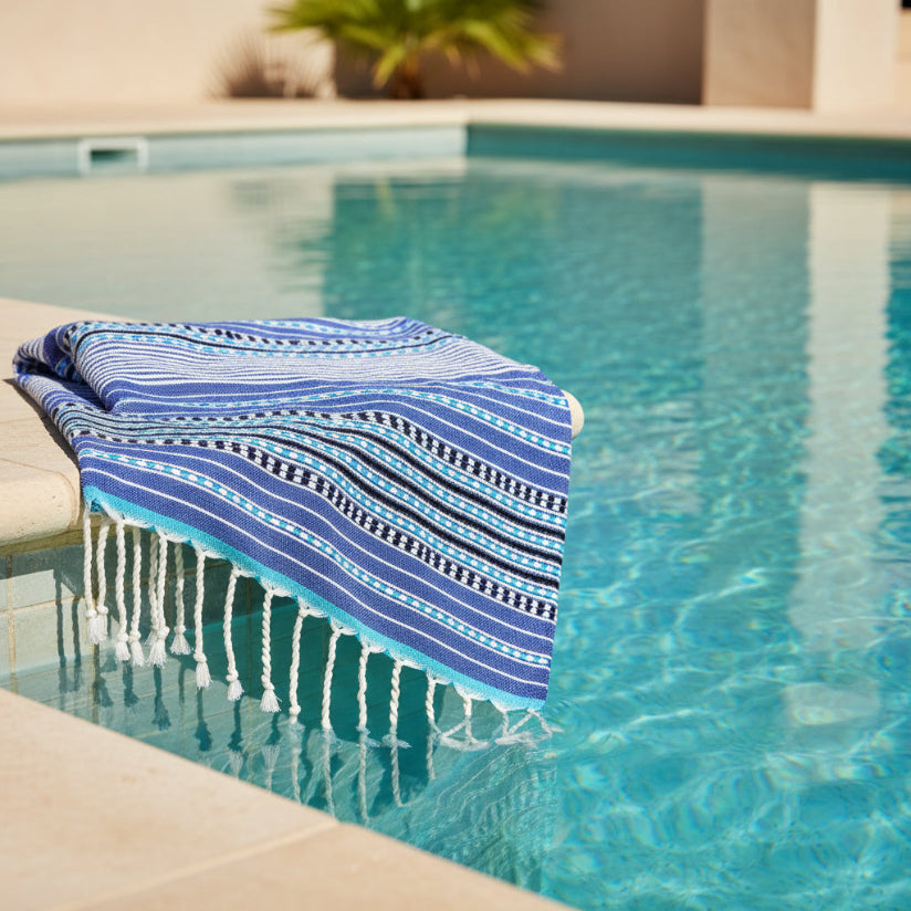 Berbere Fouta Towel | 100% Recycled Cotton | Sand-Resistant