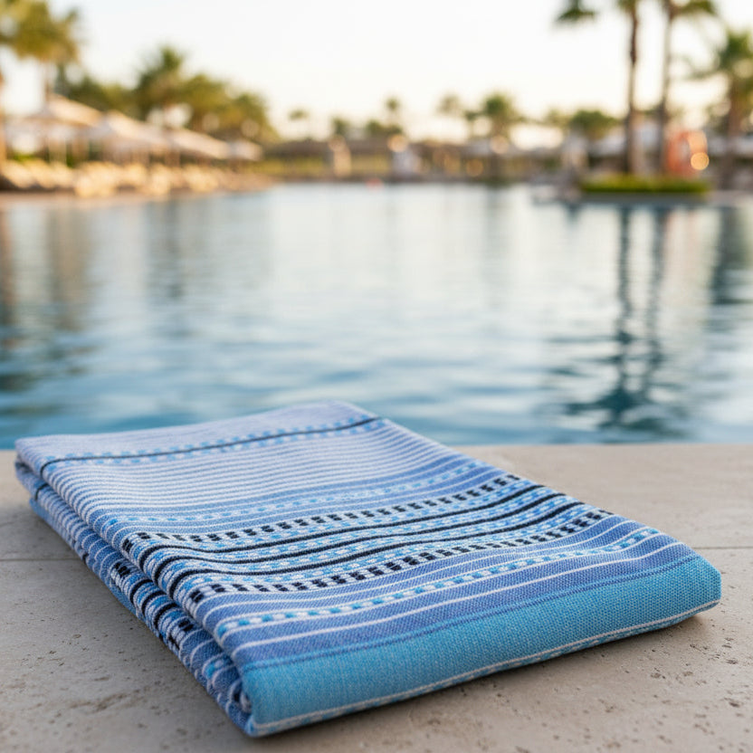 Berbere Fouta Towel | 100% Recycled Cotton | Sand-Resistant