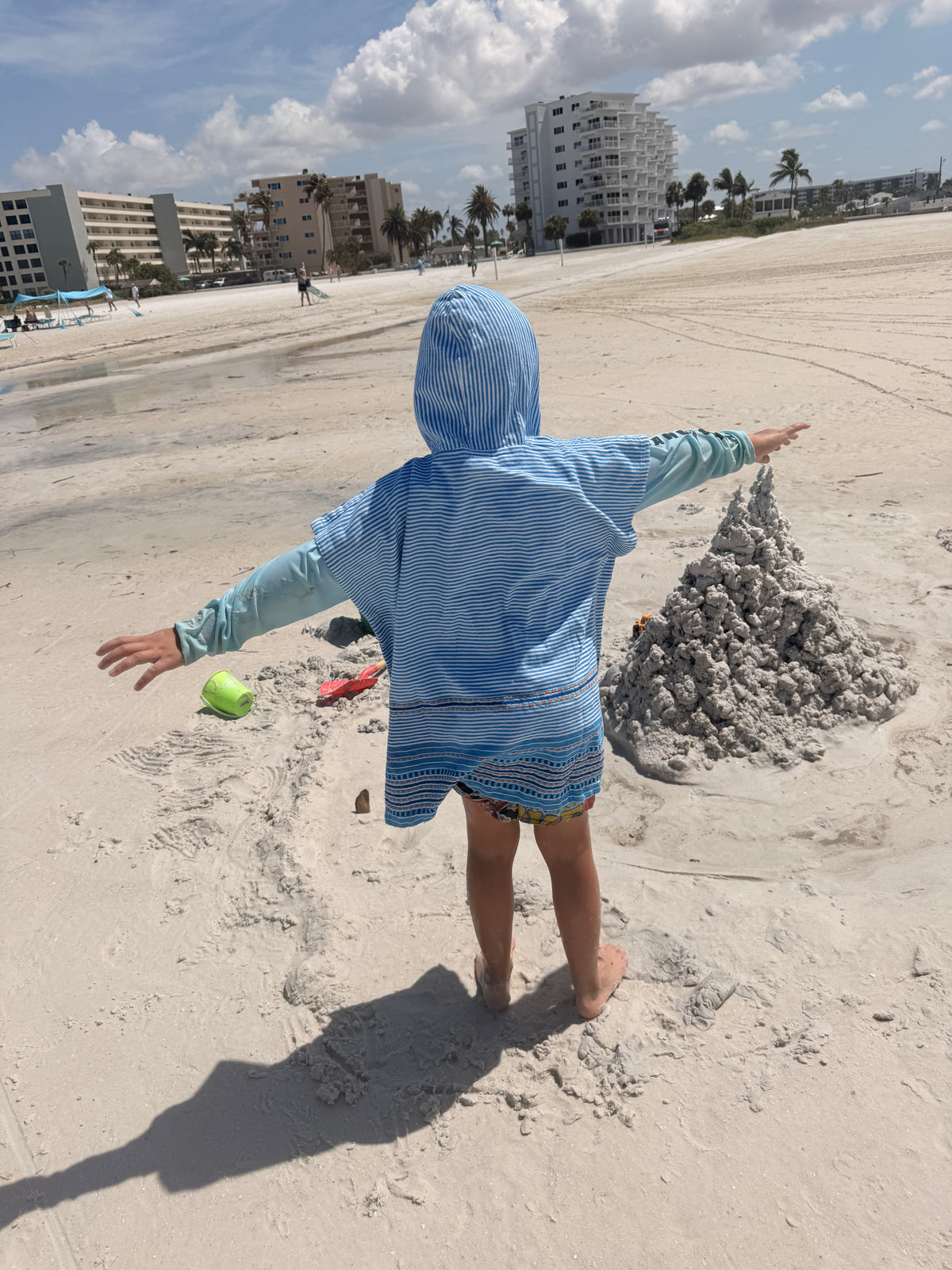 Kid size poncho