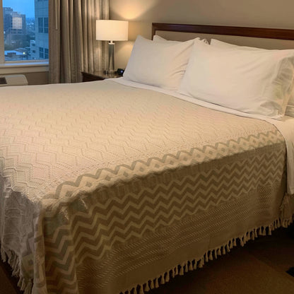 Fouta Bedspread - XXL - Zig-Zag