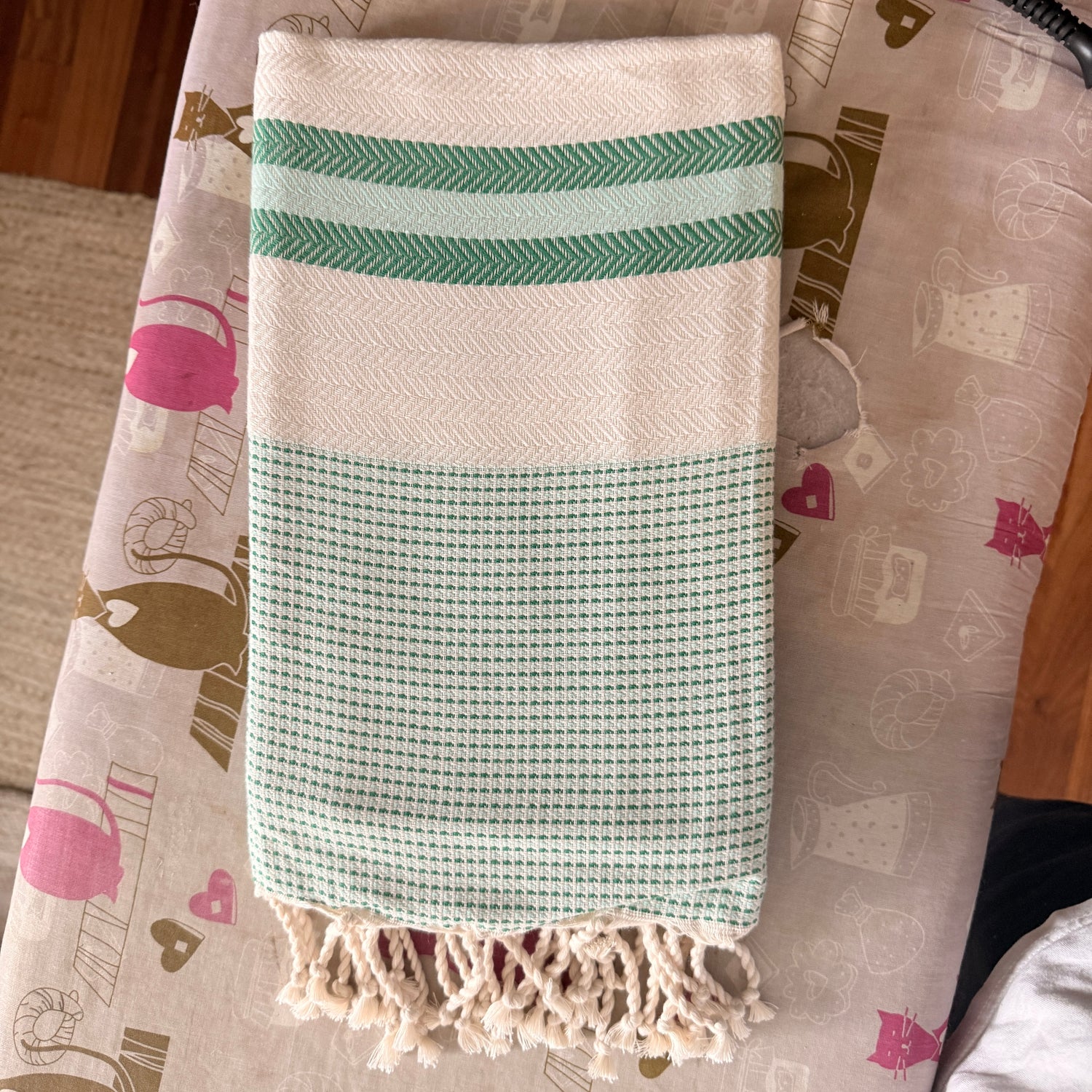 Palm Fouta Towel - Damask Weave 100% Cotton