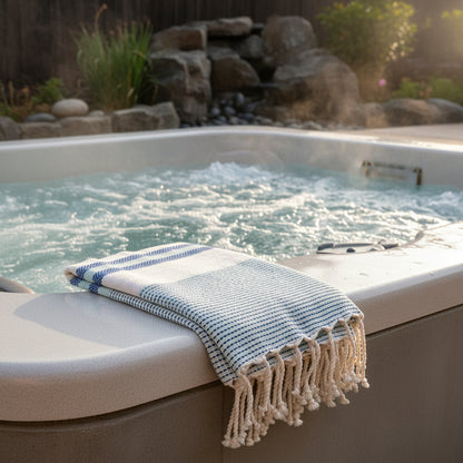 Palm Fouta Towel - Damask Weave 100% Cotton