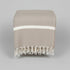 Kaki → Saida Fouta Towel in Kaki — Herringbone Weave, 100% Recycled Cotton, Loomed in Tunisia
