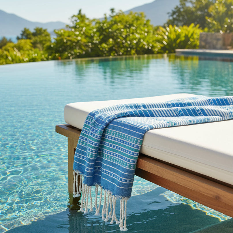 Berbere Fouta Towel – Flat Weave, Sand-Resistant | The Fouta Spa