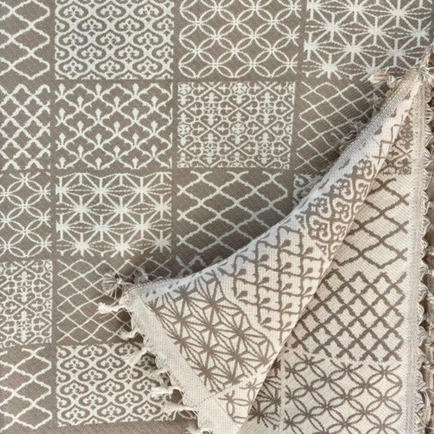 Damask Bedspread XXL, Mosaique - The Fouta Spa