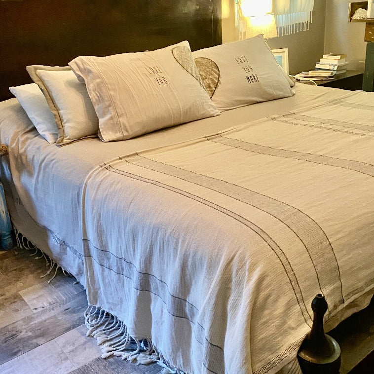 Zaida Fouta Bedspread - The Fouta Spa